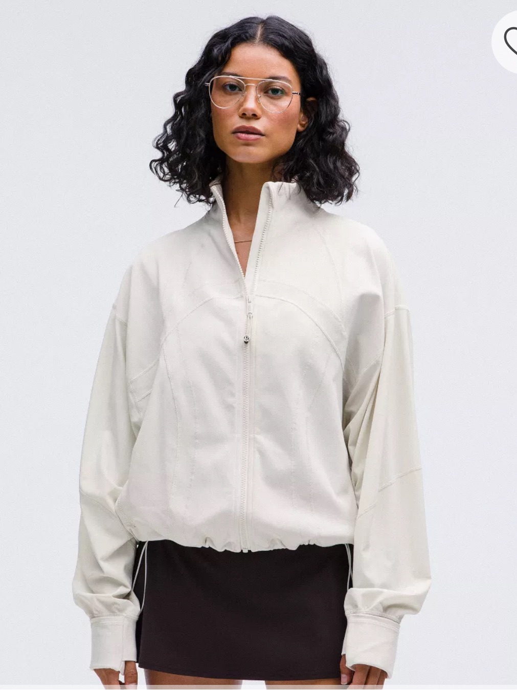 Lululemon Define Relaxed Fit Jacket - White - Size 4